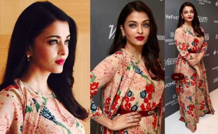 Aishwarya Rai Bachchan goes Floral at the Variety Magazine’s He For She gender equality campaign event.